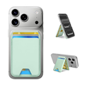 Magnetic leather phone case (with adjustable bracket) Magnetic clip
