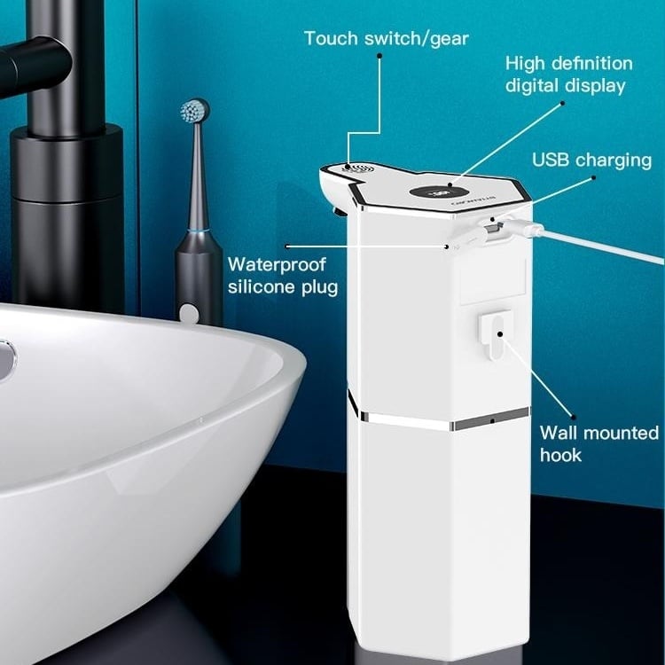 24-Hour Flash Deal⏰ Automatic Foaming Soap Dispenser (12oz) | Smart, Hygienic & Rechargeable 🔋