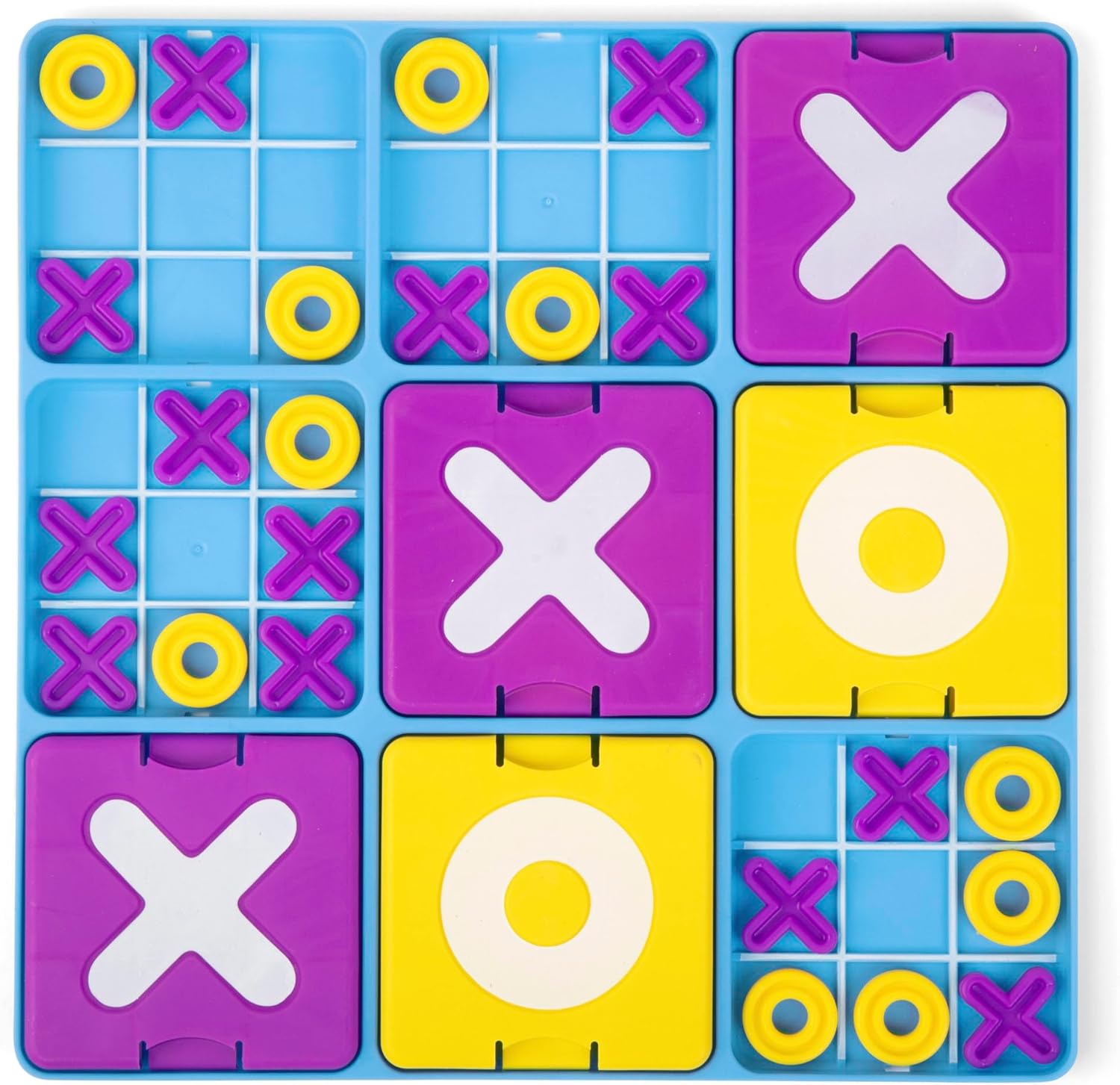 Ultimate Tic Tac Toe – Family Board Game with 2 Fun Modes for Kids & Adults