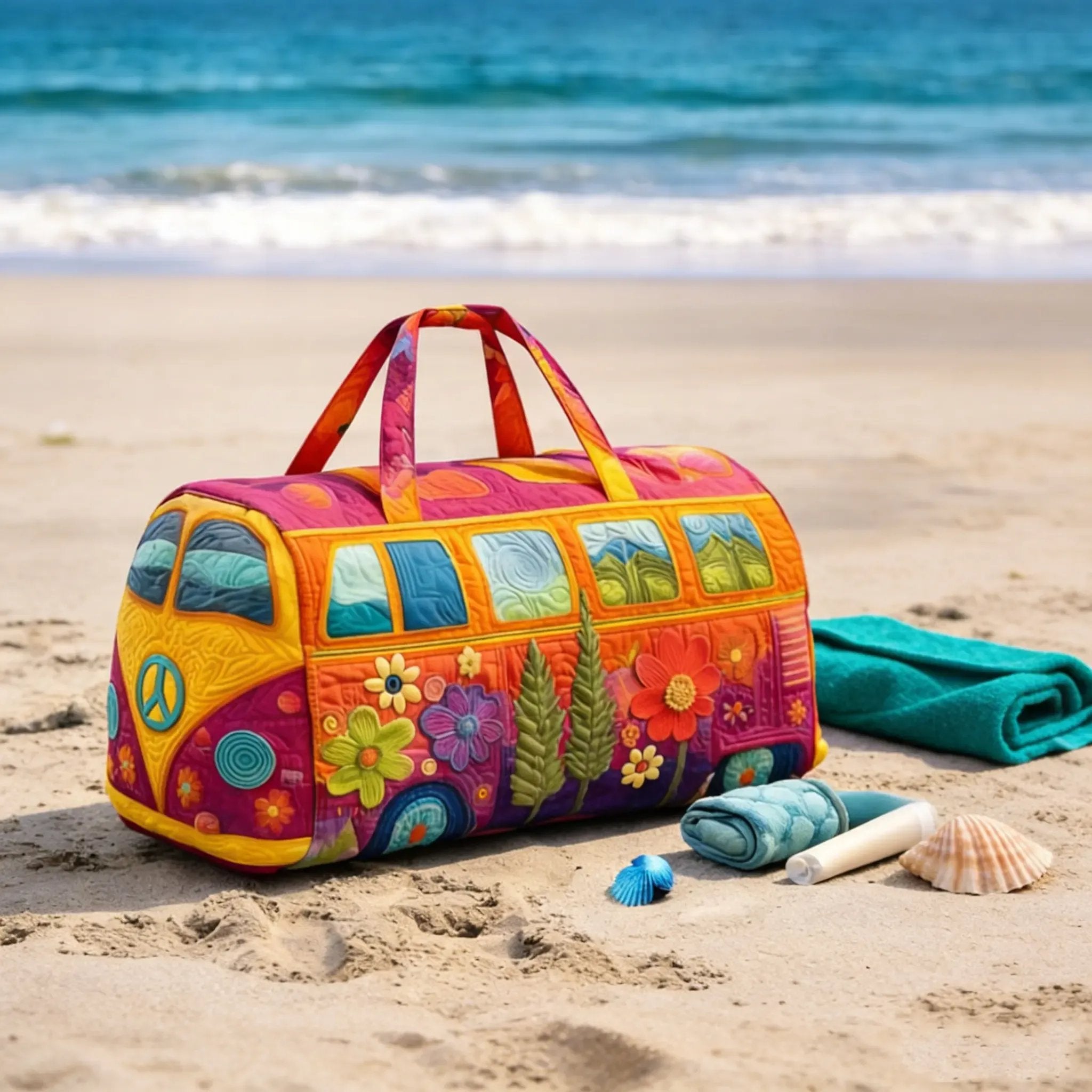 🔥HOT SALE 49% OFF🌿Unisex Boho Quilted Weekender Travel Bag✨