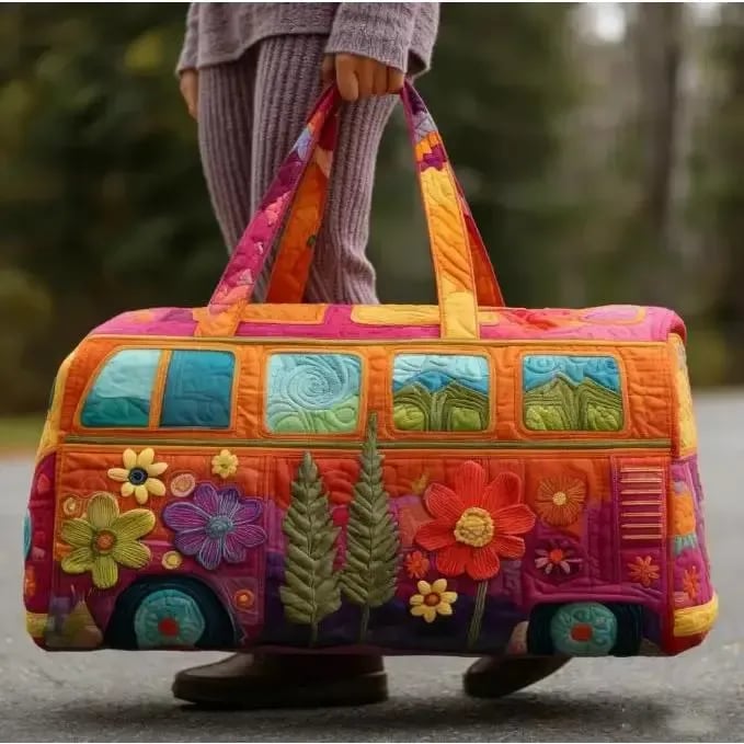 🔥HOT SALE 49% OFF🌿Unisex Boho Quilted Weekender Travel Bag✨