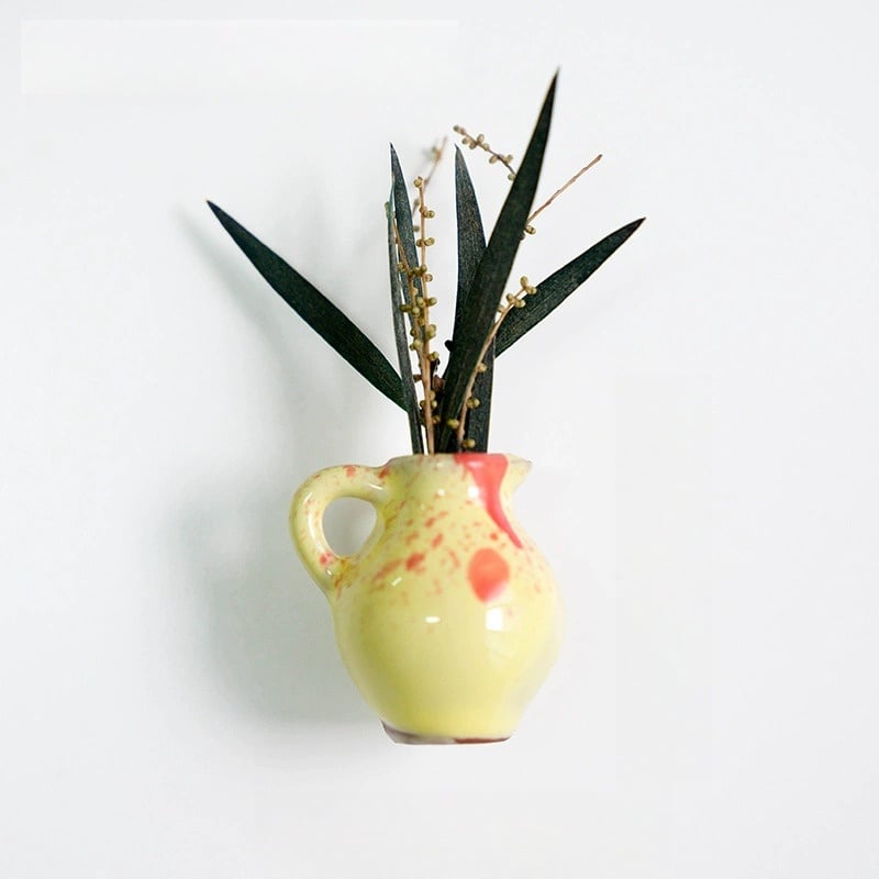 🔥LAST DAY 49% OFF🌸Cute Plant Ceramic Vase Fridge Magnets