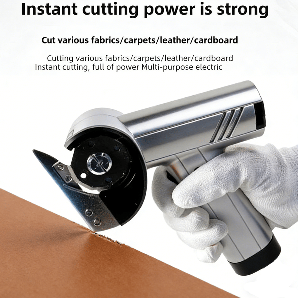 Cordless Heavy-Duty Fabric Shears – Precision Cutting for Carpet, Cardboard, & Thick Textiles ✂️📦
