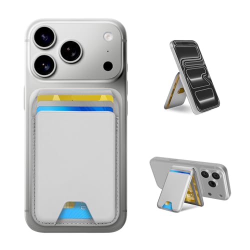 Magnetic leather phone case (with adjustable bracket) Magnetic clip