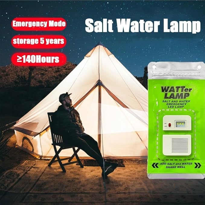 🌞HOT SALE 49% OFF✨Emergency Light Salt Water Lamp💦⚡