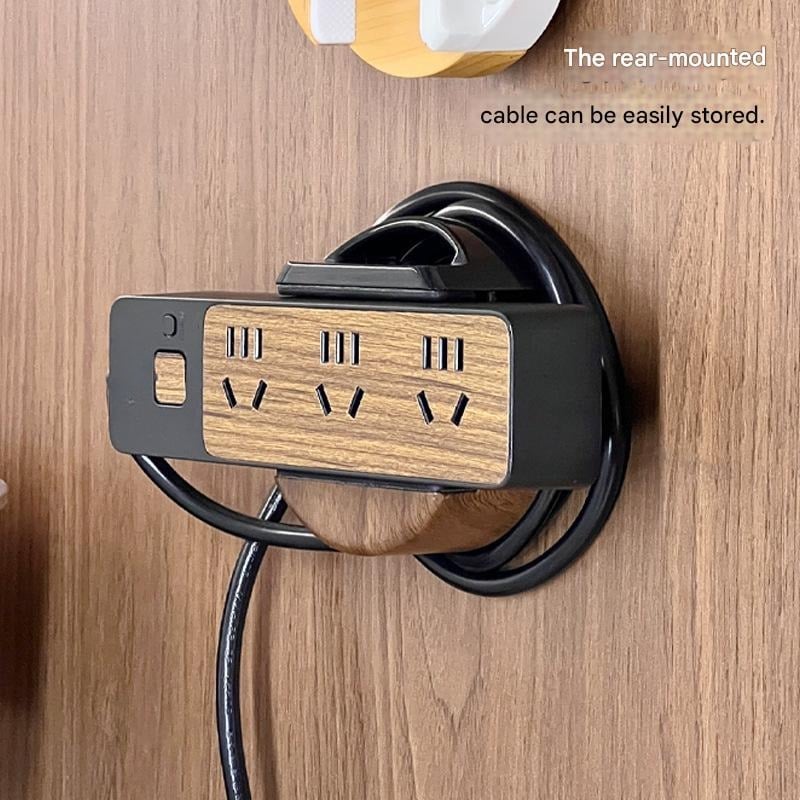 🌟🌸No-Drill Suction Cup Power Strip Holder