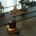 Upgraded Version Handmade Wooden Electric Bionic Manta Ray Ornament
