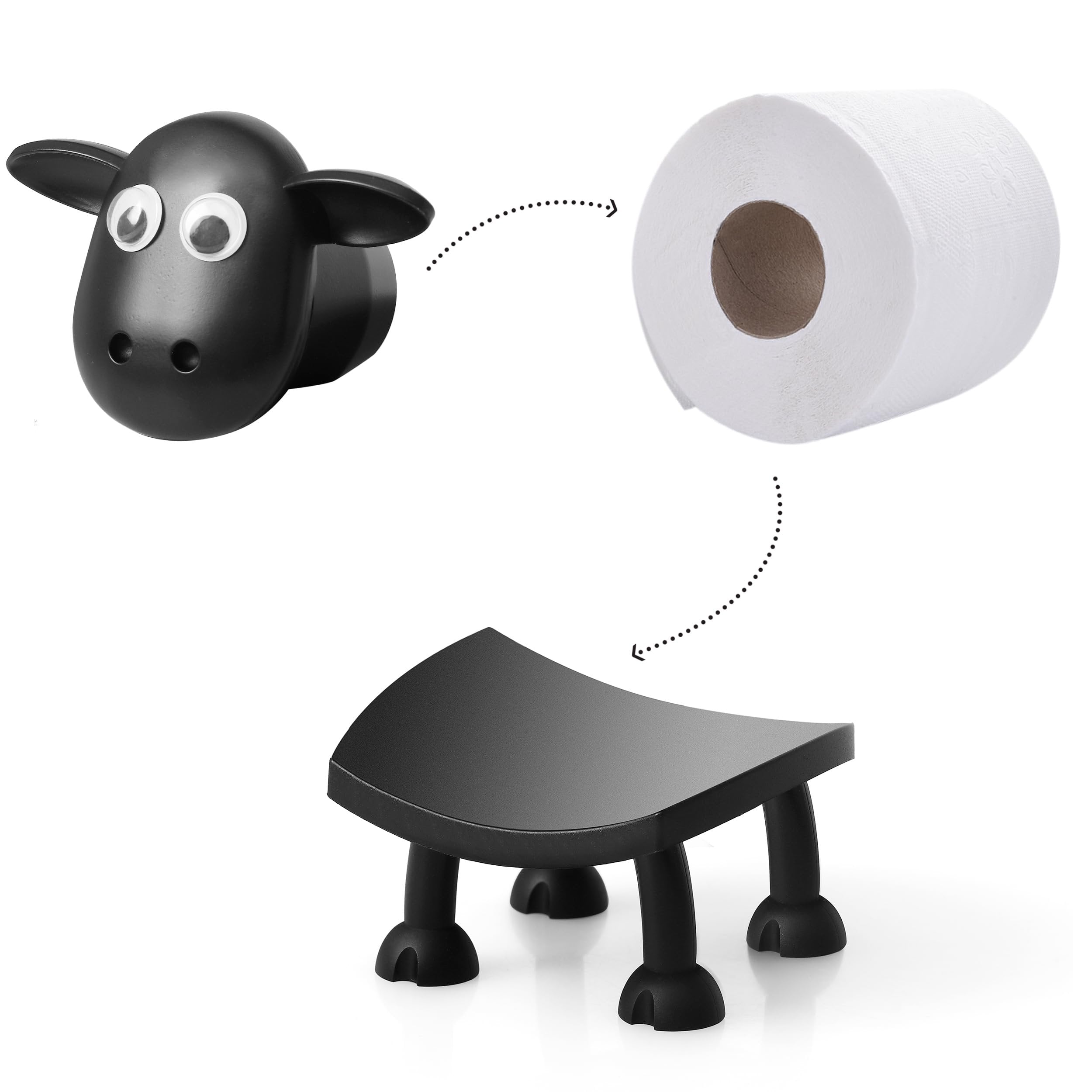 🔥Last Day 49% OFF🎁Sheep Toilet Roll Holder - Funny Toilet Paper Holder