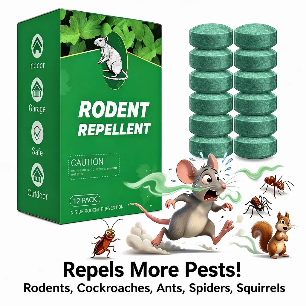 (🎁Last Day 50% OFF)🌿Peppermint Cinnamon Oil Mice Repellent for Squirrel Rats Spider Pests, Mice Repellent for Indoor/Outdoor Use