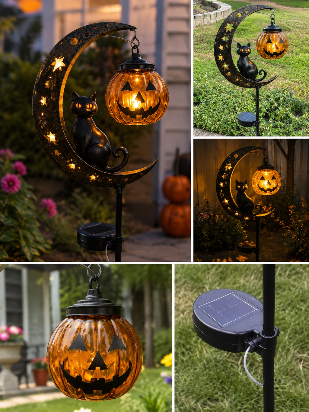 🎃 Halloween Early Bird Sale | 49% OFF Pumpkin Moon Garden Stake Light(📦Buy 2 Free Shipping)