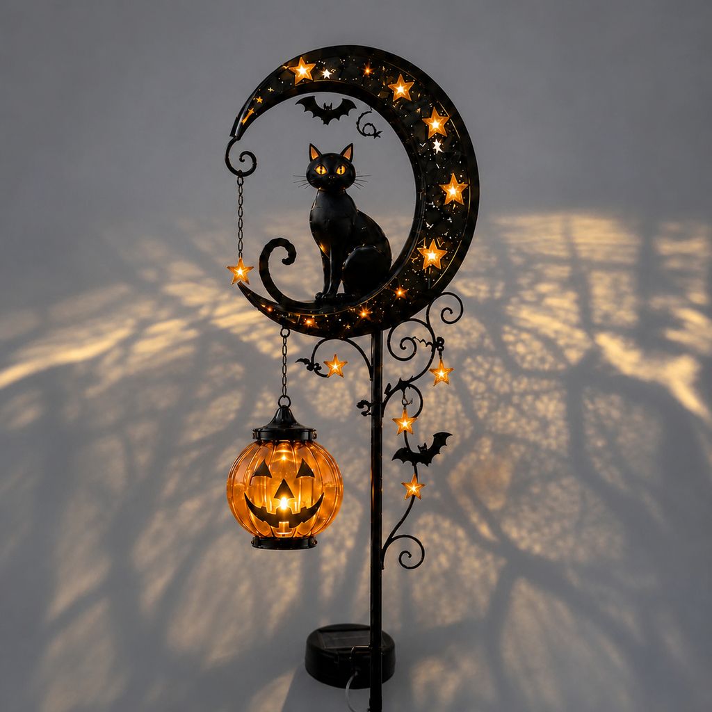 🎃 Halloween Early Bird Sale | 49% OFF Pumpkin Moon Garden Stake Light(📦Buy 2 Free Shipping)