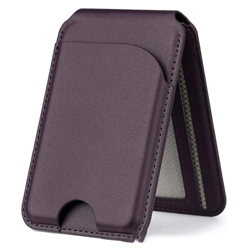 Magnetic leather phone case (with adjustable bracket) Magnetic clip