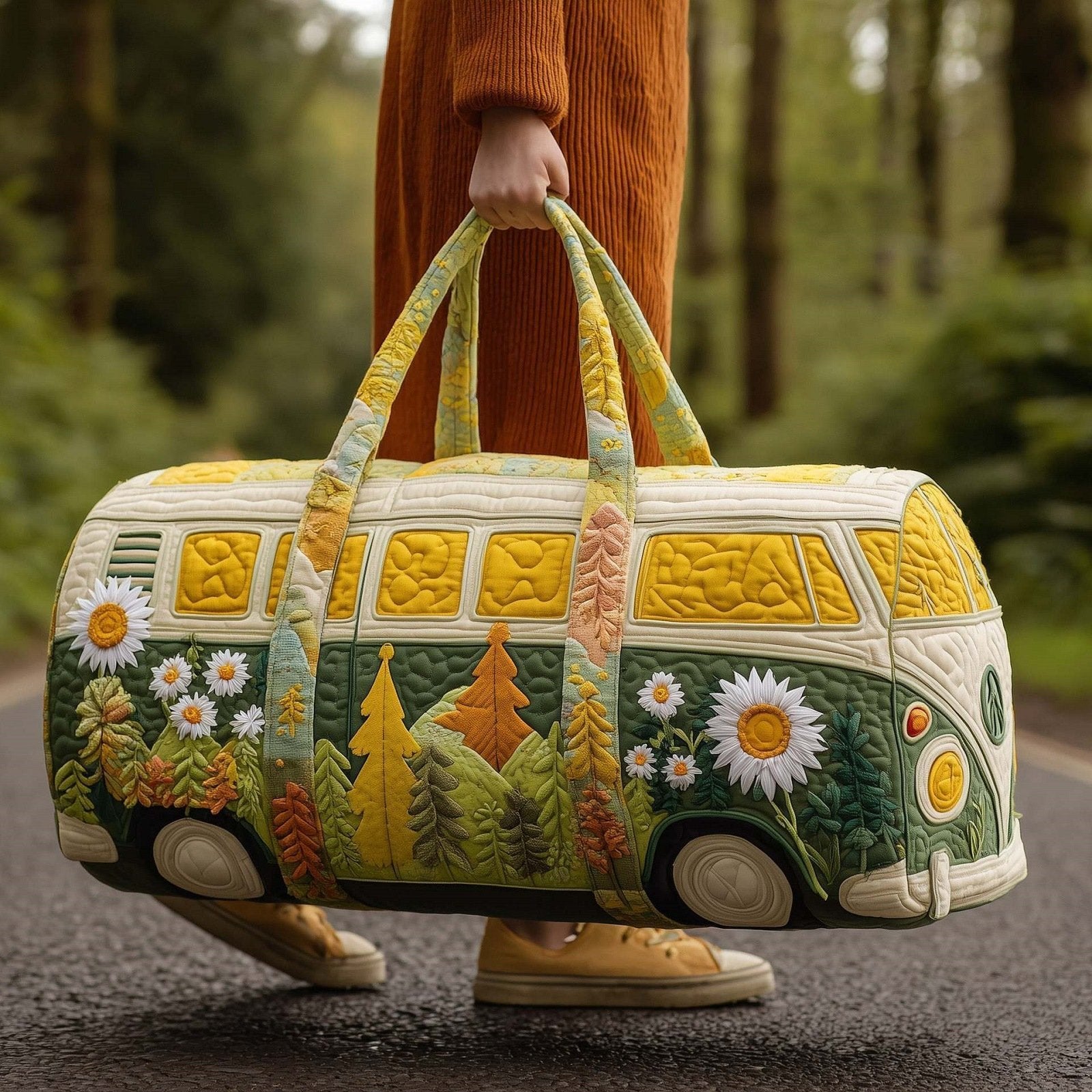 🔥HOT SALE 49% OFF🌿Unisex Boho Quilted Weekender Travel Bag✨