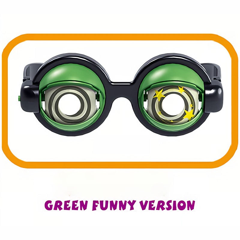 Interactive Winking Mechanism Funny Glasses