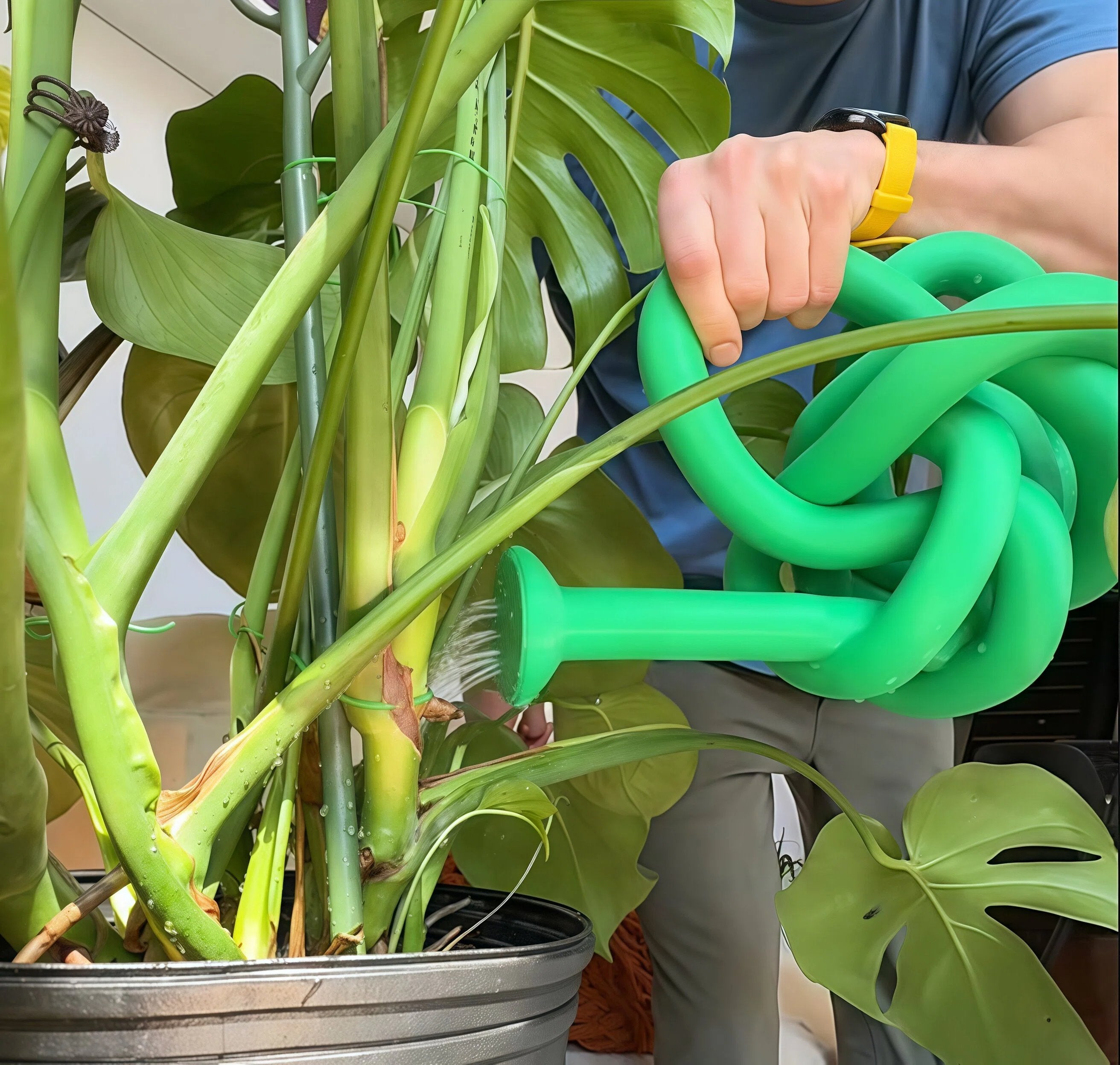 🌟3-in-1 Watering Can with Interchangeable Nozzles