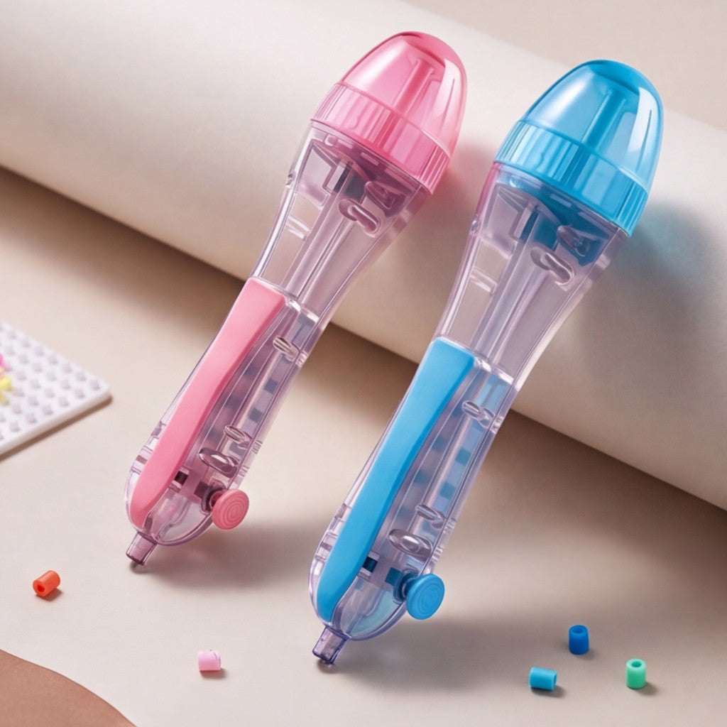 DIY Fuse Bead 2-Piece Set with Automatic Bead-Placing Pen