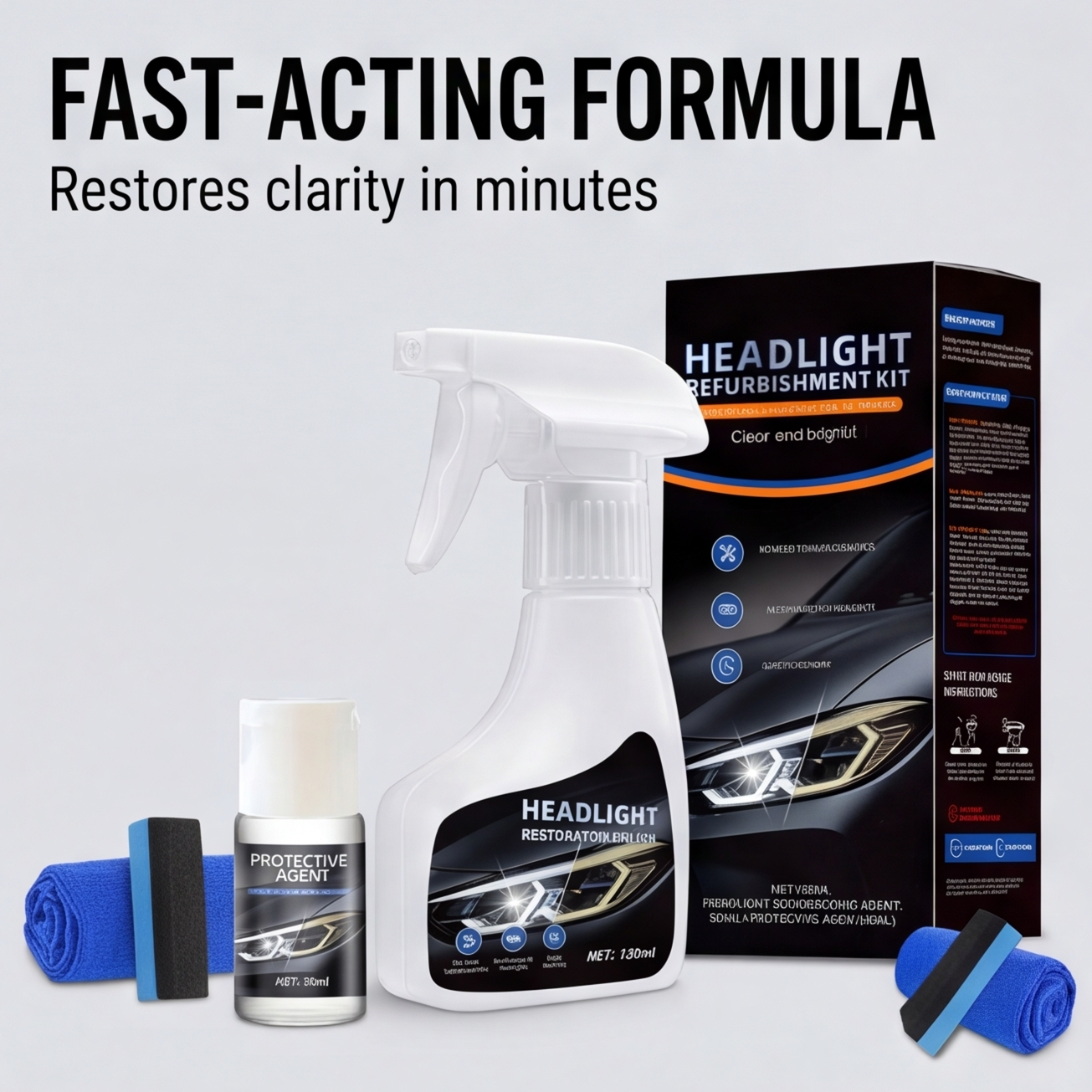 🔥Limited-time offer 🔥Headlight Restoration Kit