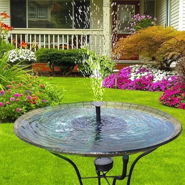 🌞Solar Fountain💧 – Bath Toy For Children, 1.5W Solar Panel Kit Water Pump, 4 Nozzles