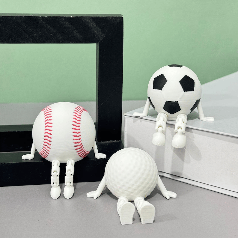 🔥LAST DAY 49% OFF💖3D Printed Golf Ball Desk Buddy