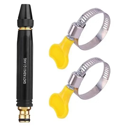 🚀 High-Pressure Car Wash Gun – Power Booster Nozzle with Hose – All-in-One Kit for Car Wash & Gardening 💦