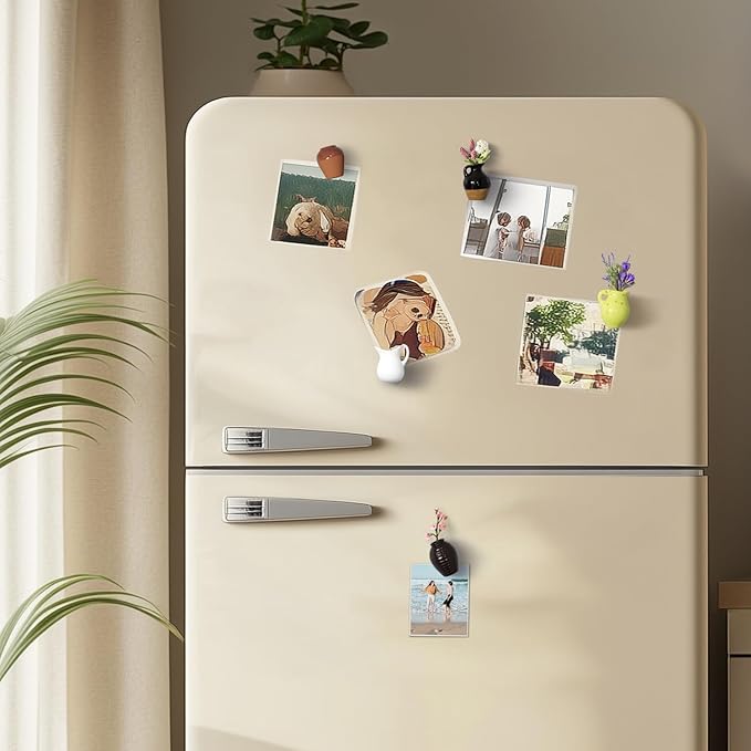 🔥LAST DAY 49% OFF🌸Cute Plant Ceramic Vase Fridge Magnets