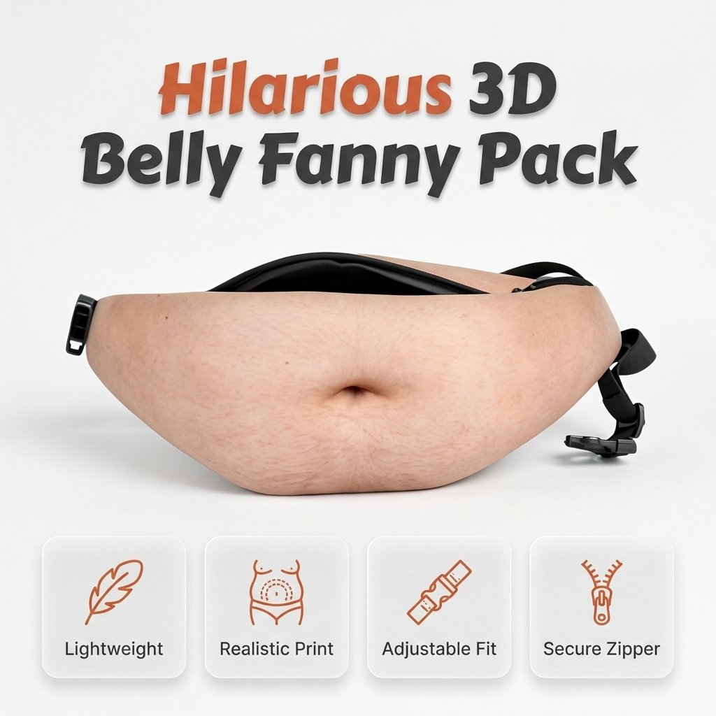 Oohho™ Funny Pot-Belly Waist Pack — A Hilarious Gag Gift