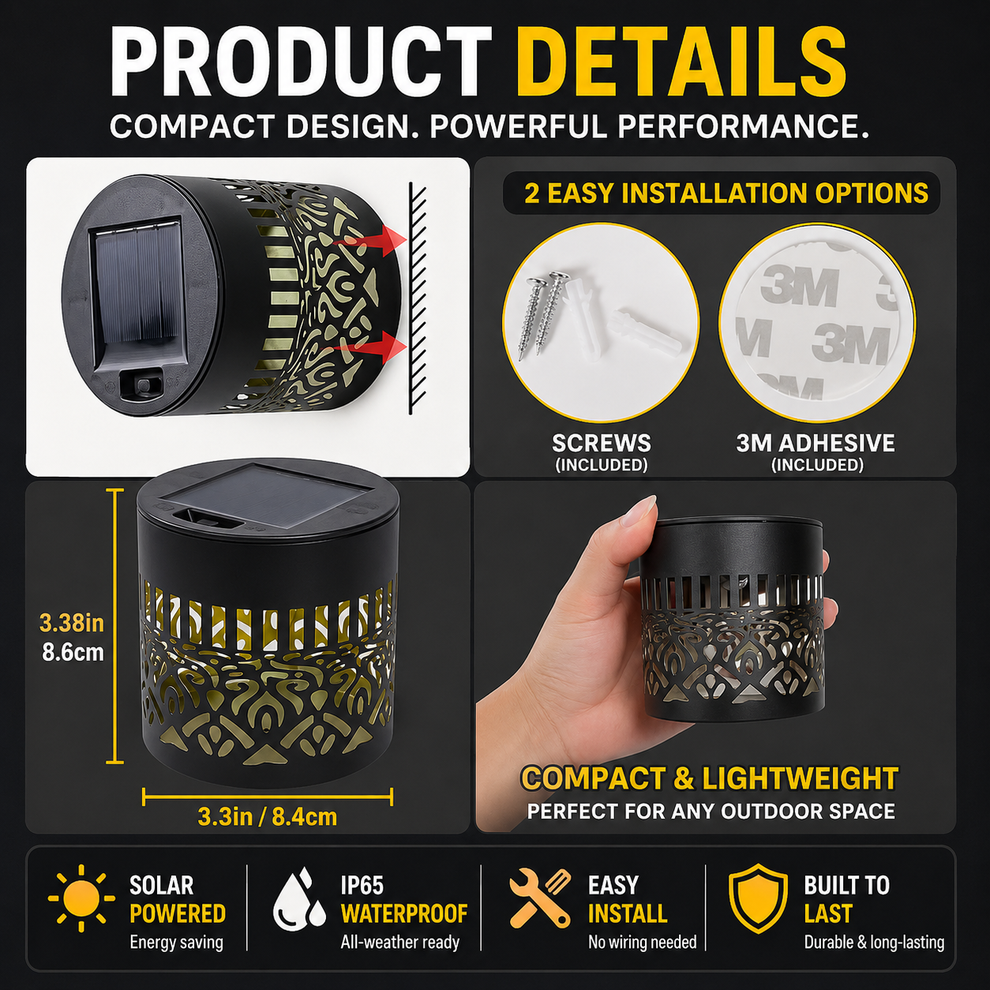 Oohho™ – Solar Garden Art Light (2-Pack)
