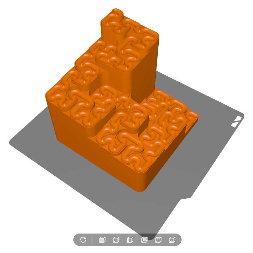 3D Printed Hilbert Curve Marble Run
