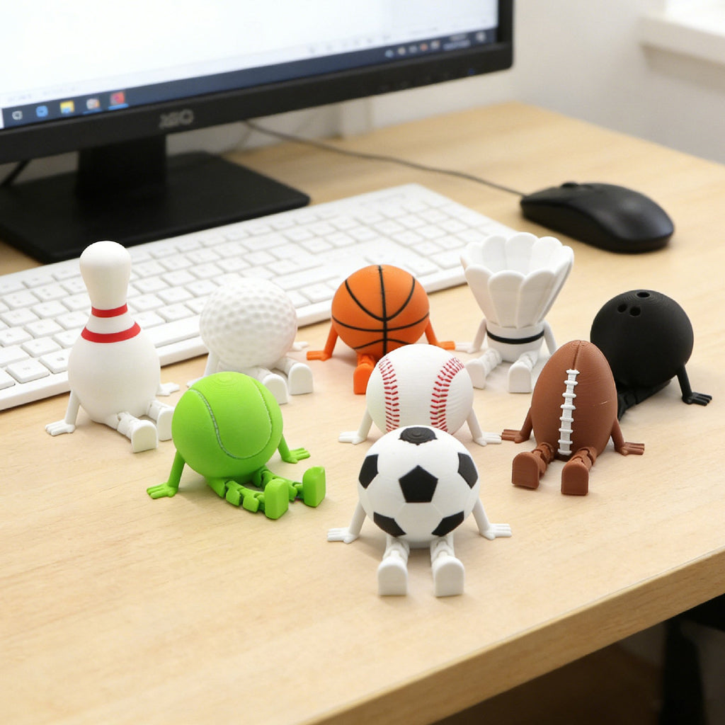 🔥LAST DAY 49% OFF💖3D Printed Golf Ball Desk Buddy