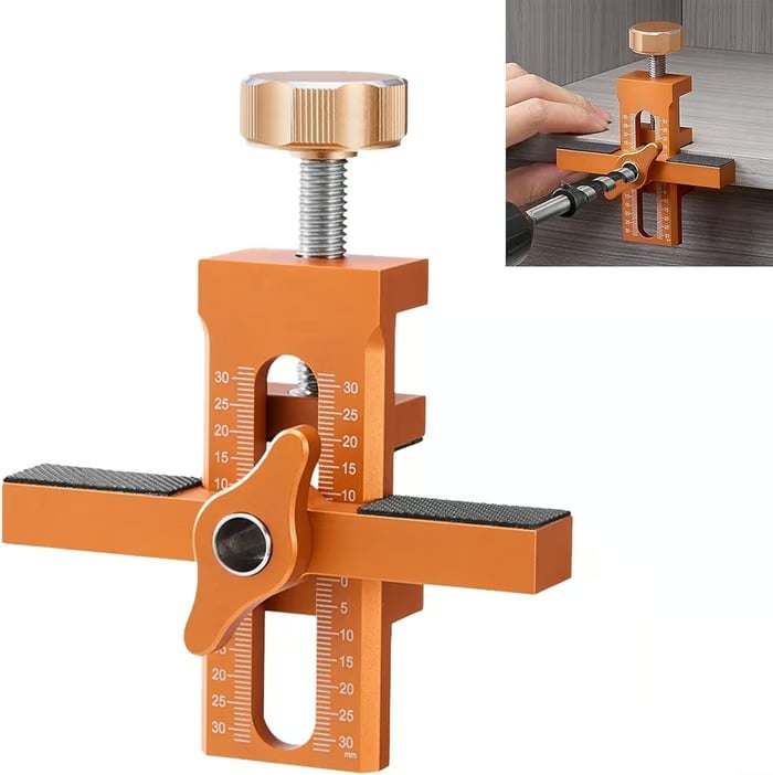 🛠️🔥2026 All-New Upgraded Model🔥Multifunctional Cabinet Door Installation Aid🛠️