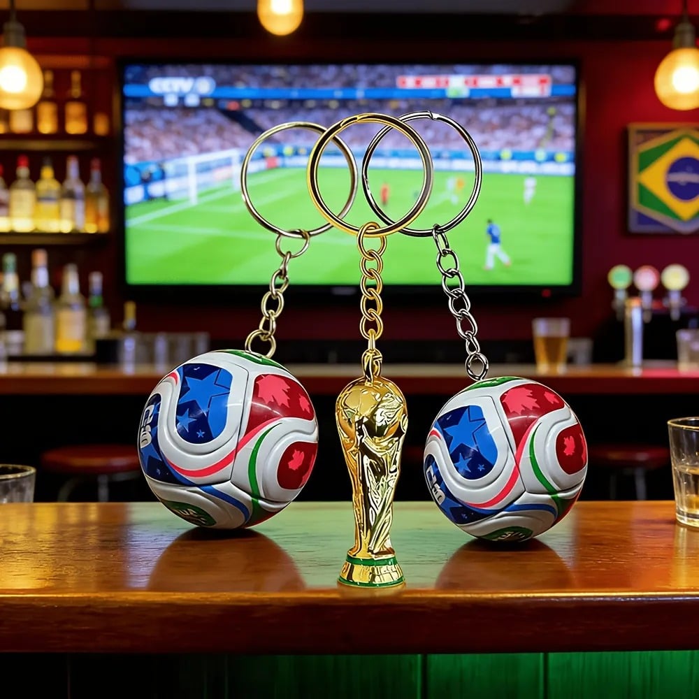 2026 FIFA World Cup USA-MEX-CAN Keychain: Carry the Spirit of the Game Everywhere ✨