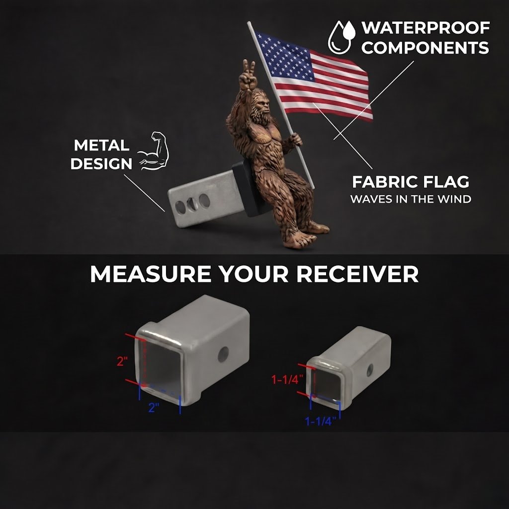 🔥LAST DAY 49% OFF - 🇺🇸 Patriot Bigfoot Trailer Hitch