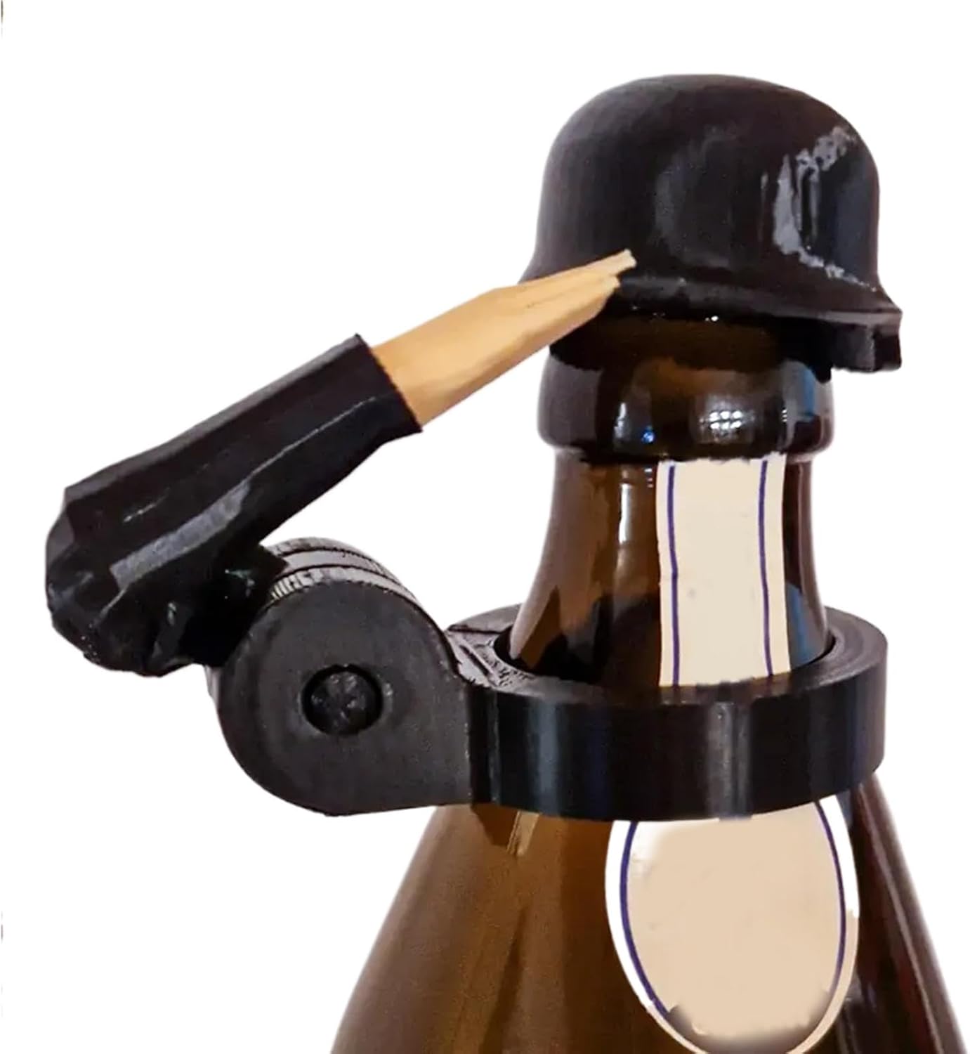 🫡 Reusable Soldier Salute Beer Bottle Helmet with Built-in Opener — Salute The Homies & Lock In Beer Flavor🍺