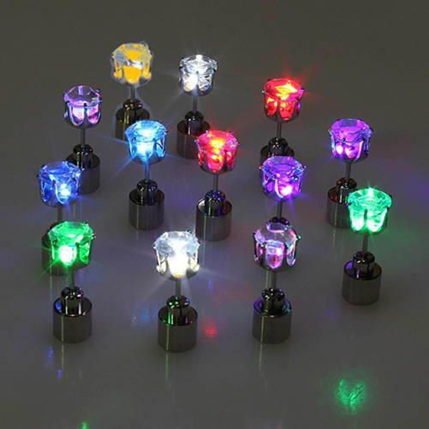 🔥Christmas Early Discount 40% Off✨🎅LED Earrings, Light Up Stud Earrings🌟