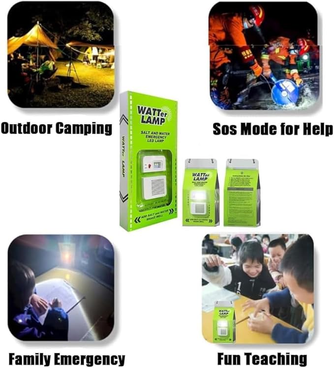 🌞HOT SALE 49% OFF✨Emergency Light Salt Water Lamp💦⚡