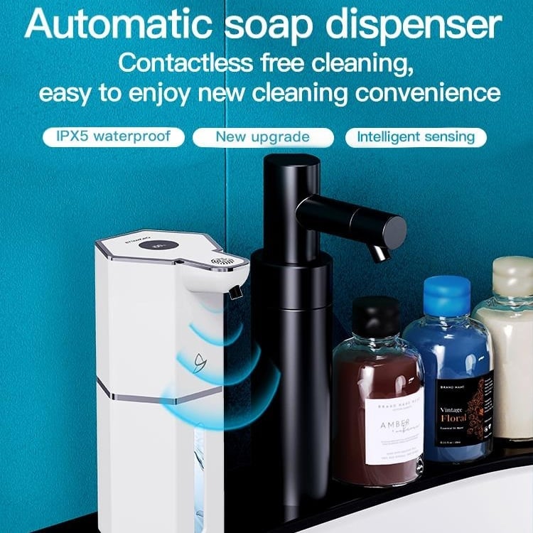 24-Hour Flash Deal⏰ Automatic Foaming Soap Dispenser (12oz) | Smart, Hygienic & Rechargeable 🔋