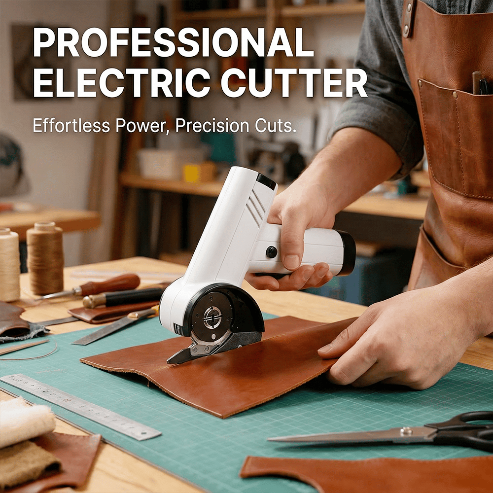 Cordless Heavy-Duty Fabric Shears – Precision Cutting for Carpet, Cardboard, & Thick Textiles ✂️📦