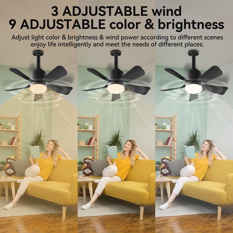 🔥Socket Fan Light with Remote