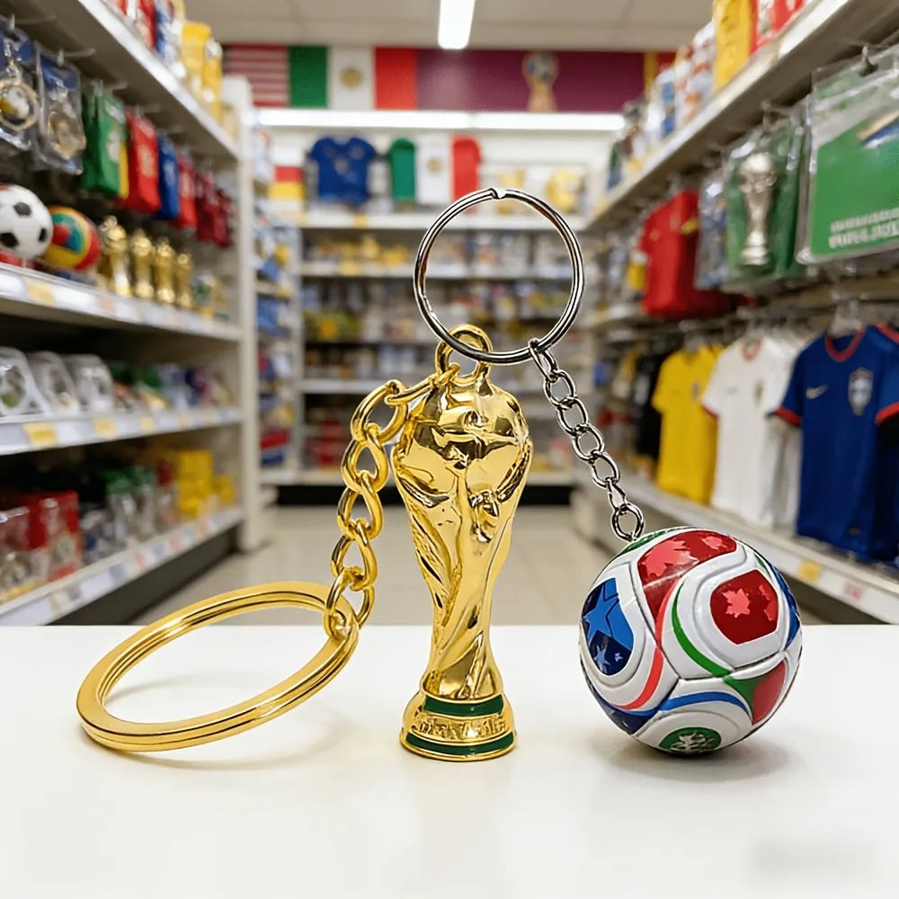 2026 FIFA World Cup USA-MEX-CAN Keychain: Carry the Spirit of the Game Everywhere ✨