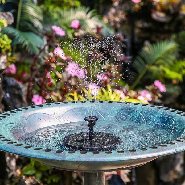 🌞Solar Fountain💧 – Bath Toy For Children, 1.5W Solar Panel Kit Water Pump, 4 Nozzles