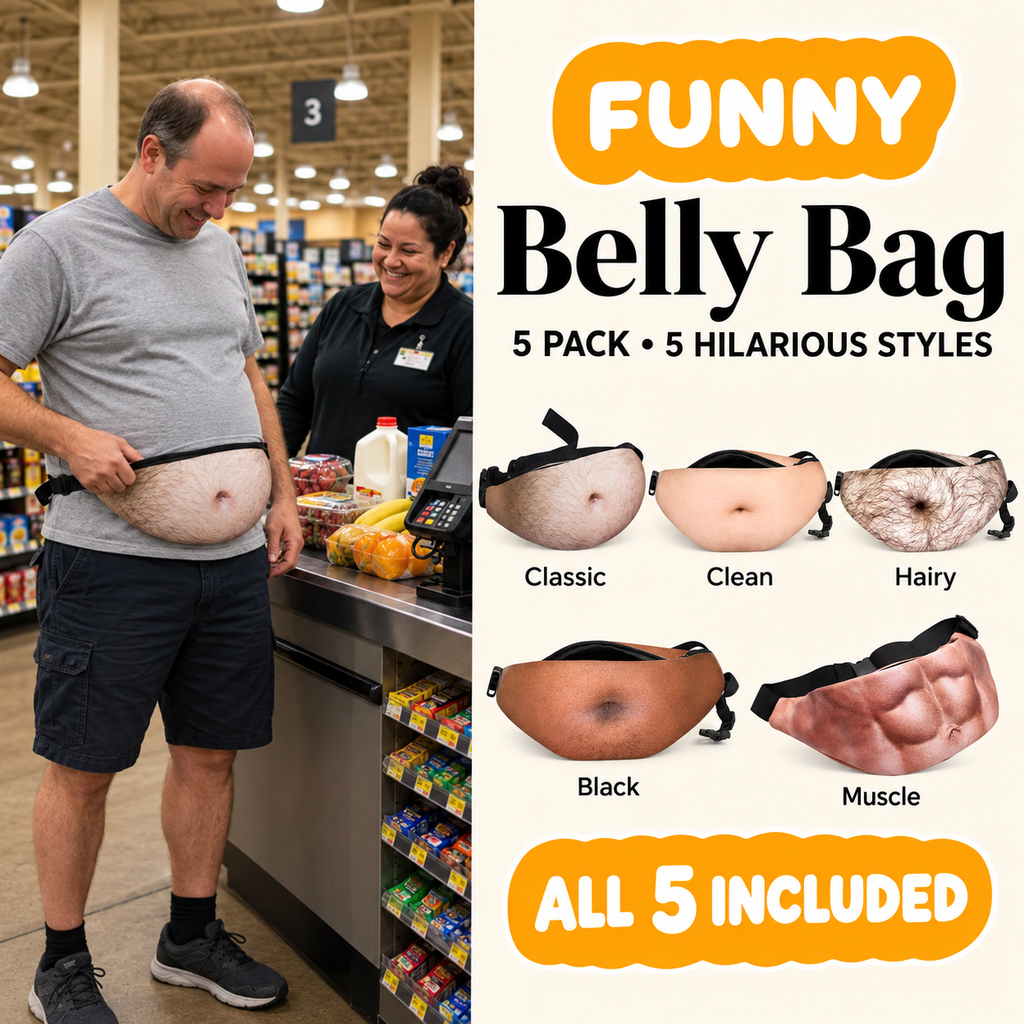Oohho™ Funny Pot-Belly Waist Pack — A Hilarious Gag Gift