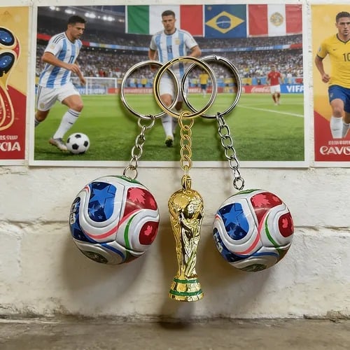 2026 FIFA World Cup USA-MEX-CAN Keychain: Carry the Spirit of the Game Everywhere ✨