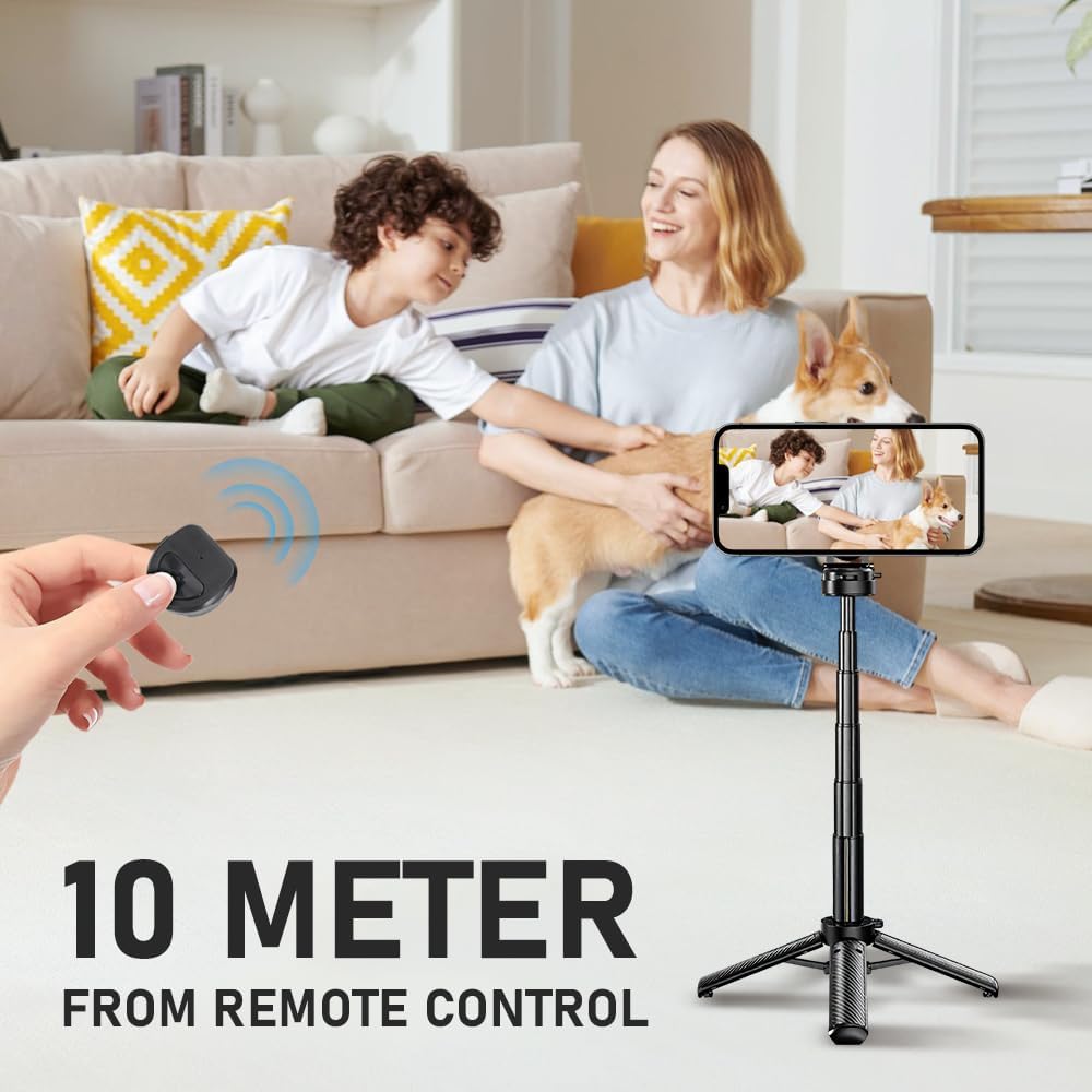 49% OFF:Hands-Free Magic! Magnetic 4-in-1 Selfie Stick Tripod for Phone 🤳🔥