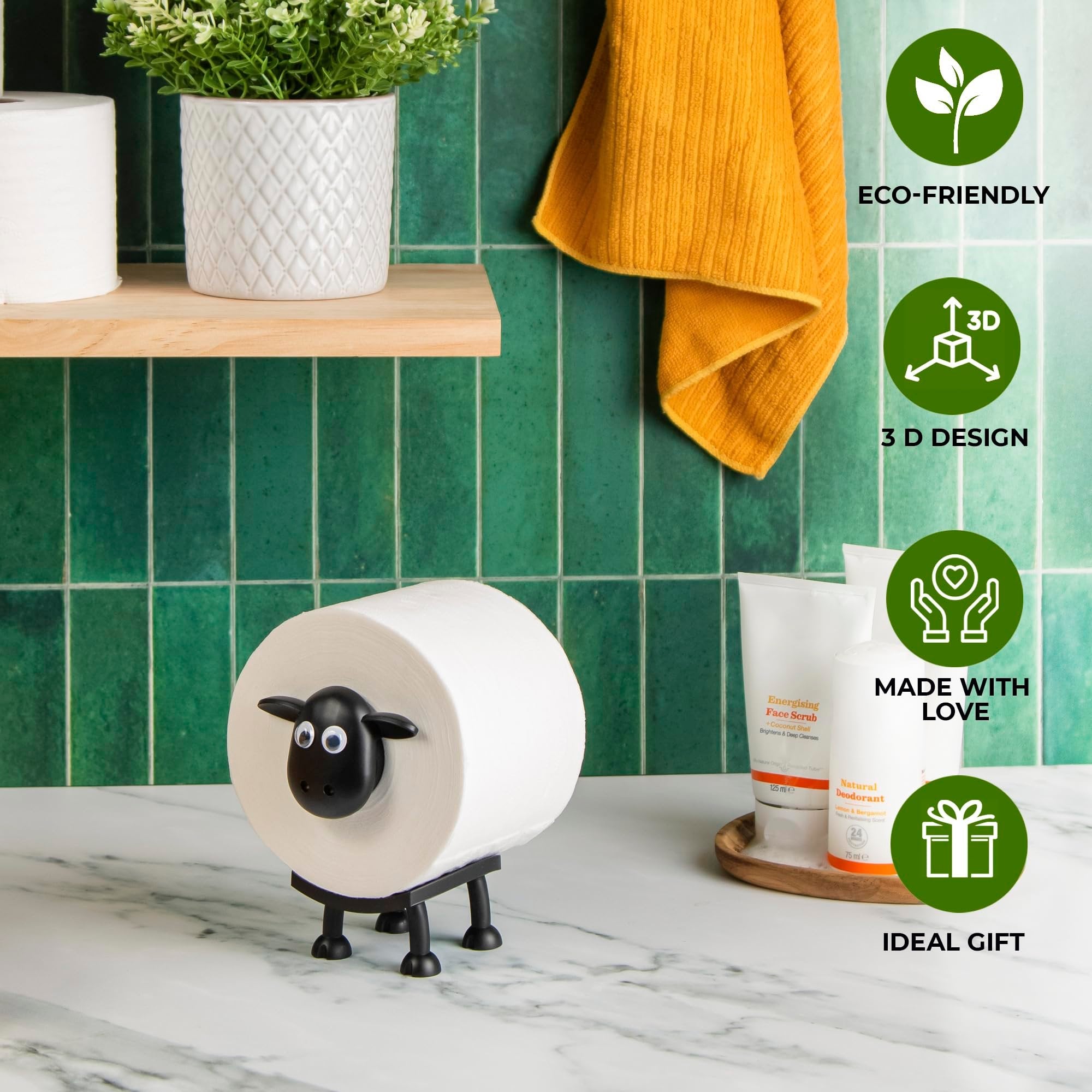 🔥Last Day 49% OFF🎁Sheep Toilet Roll Holder - Funny Toilet Paper Holder
