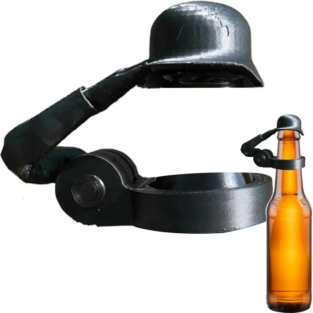🫡 Reusable Soldier Salute Beer Bottle Helmet with Built-in Opener — Salute The Homies & Lock In Beer Flavor🍺