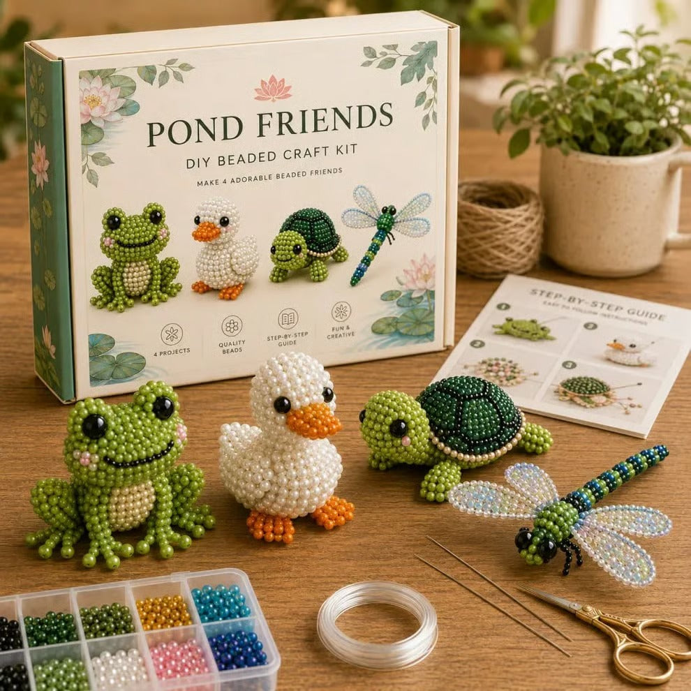 ✨Petite 3D Beaded Animal Kit – Cute, Relaxing & Giftable