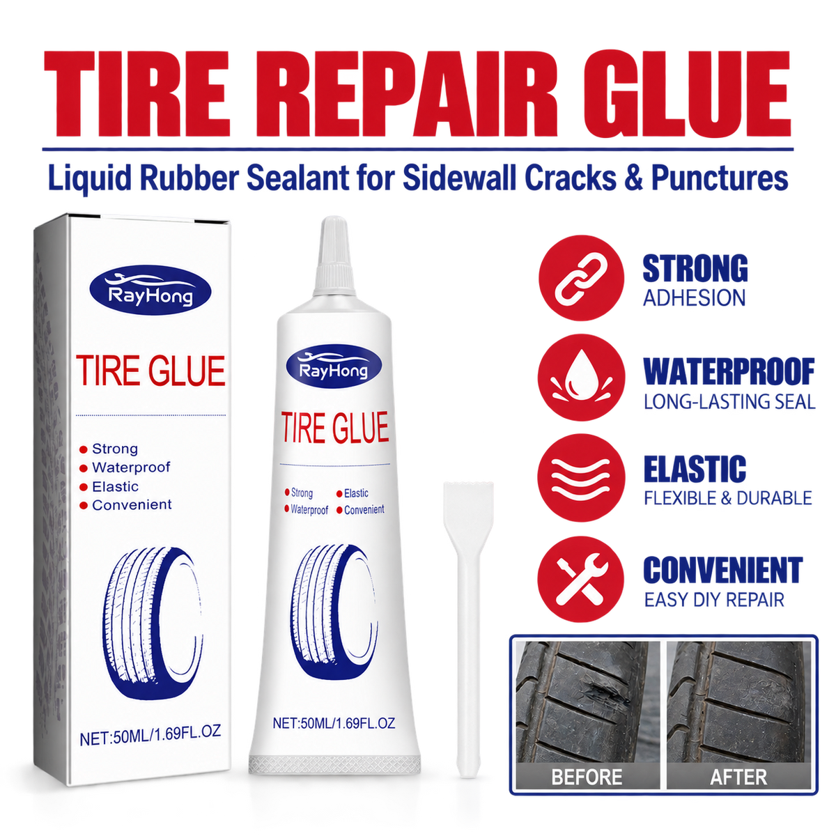 Liquid Rubber Tire Repair Sealant