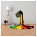 Rainbow Paint Bucket Rug